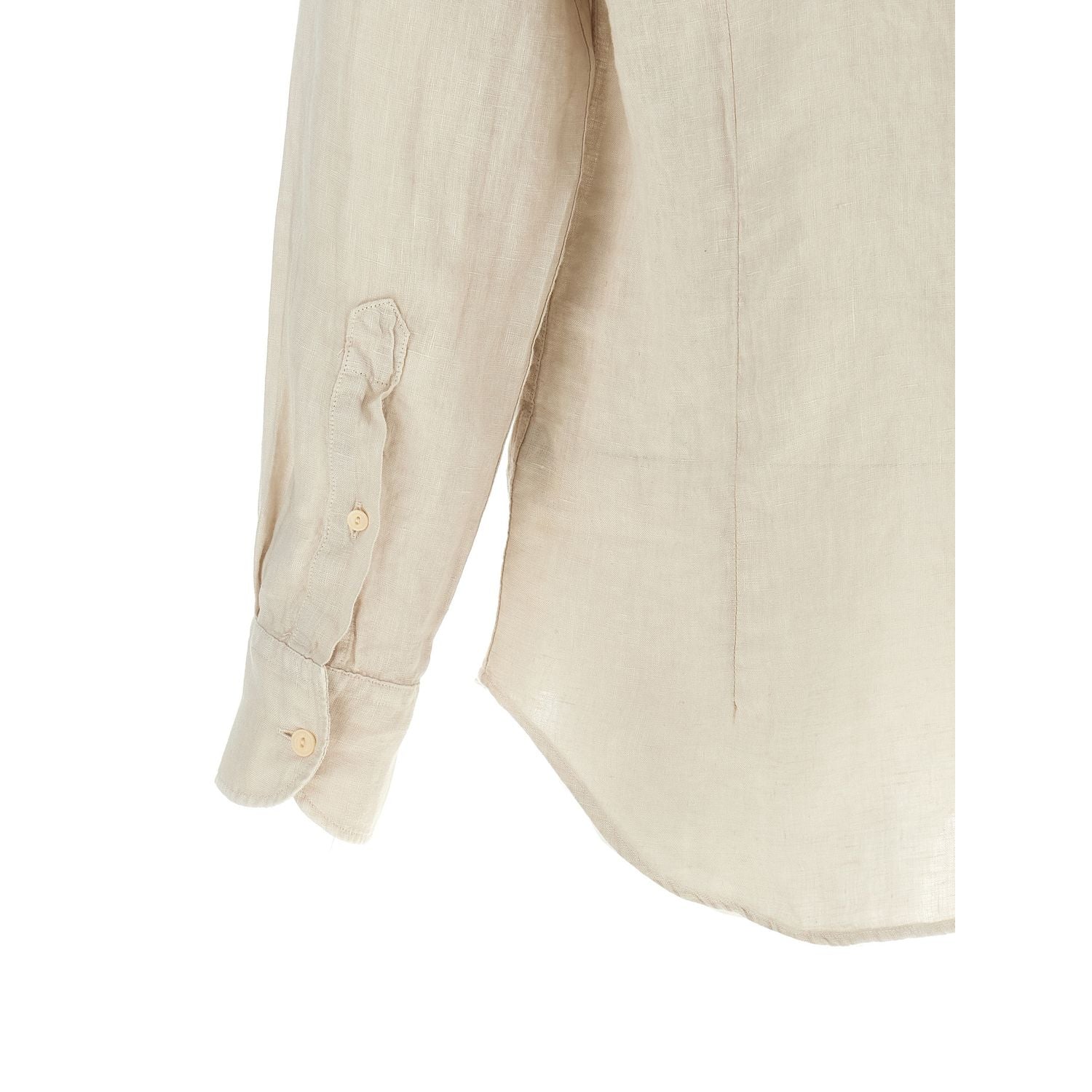 MC2 Saint Barth Beige Linen Blouse