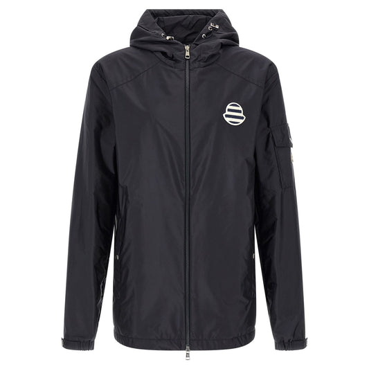 Moncler Blue Polyamide Shell Jacket