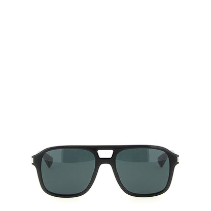 Saint Laurent Black Acetate Sunglasses