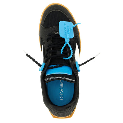 Off-White Black Polyester Athletic Sneakers