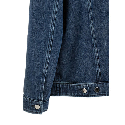 Fendi Blue Cotton Denim Jacket