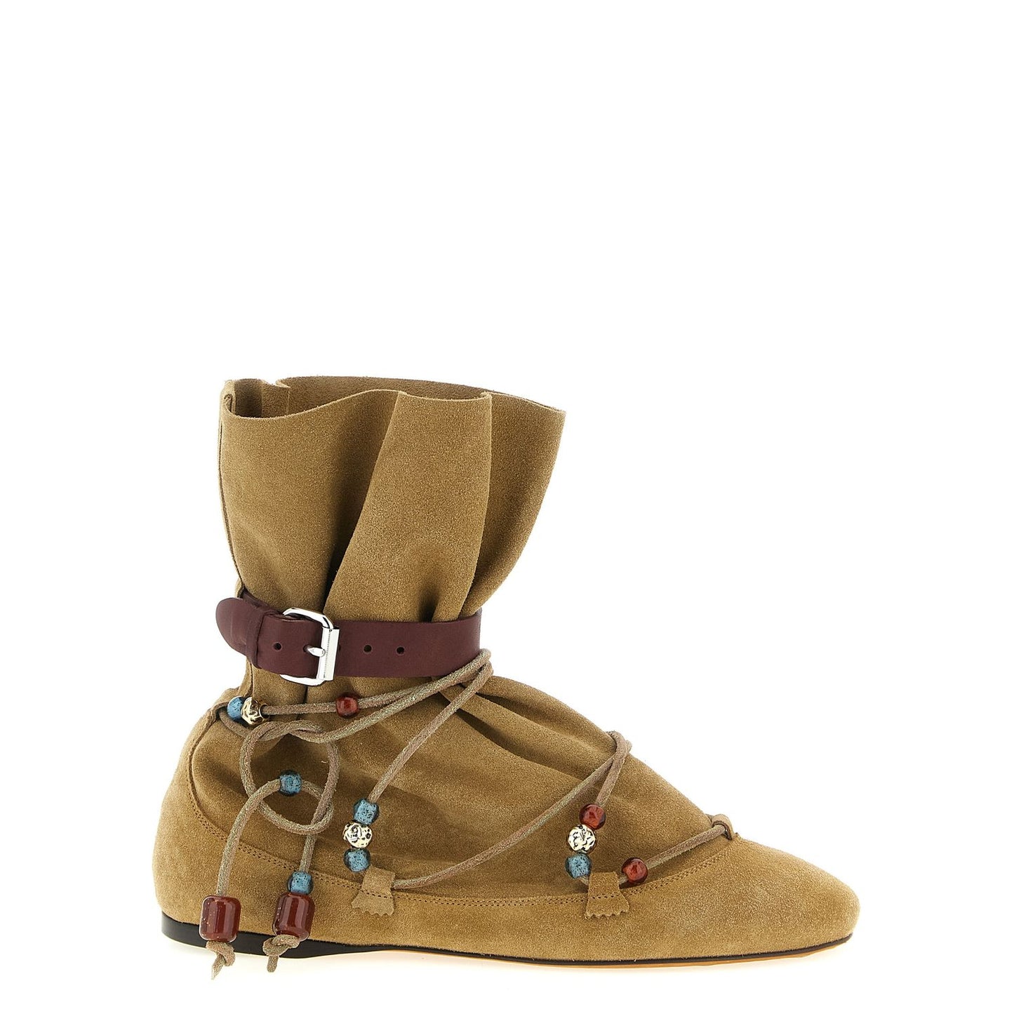 Isabel Marant Beige Calfskin Ankle Boots