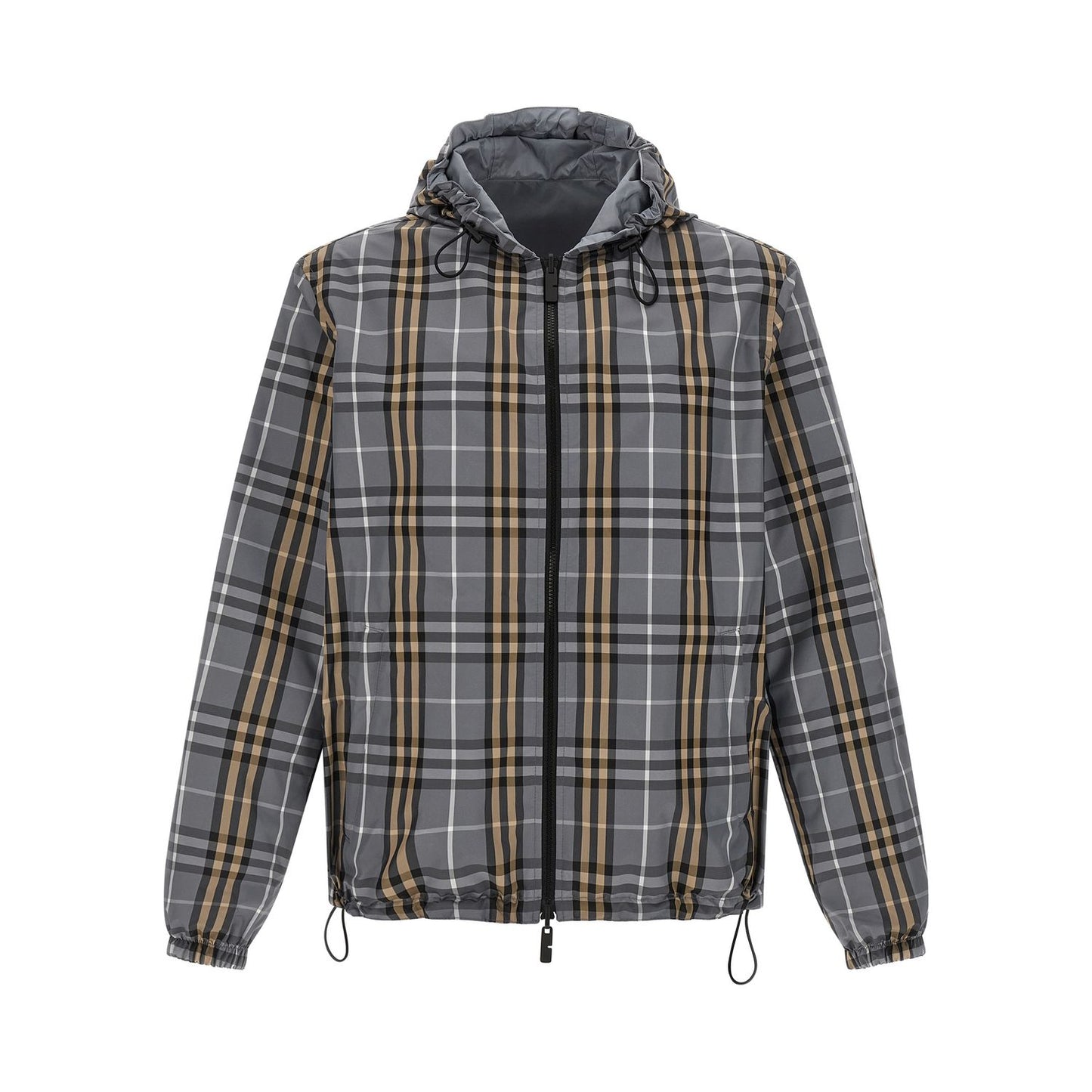Burberry Multicolor Polyester Shell Jacket