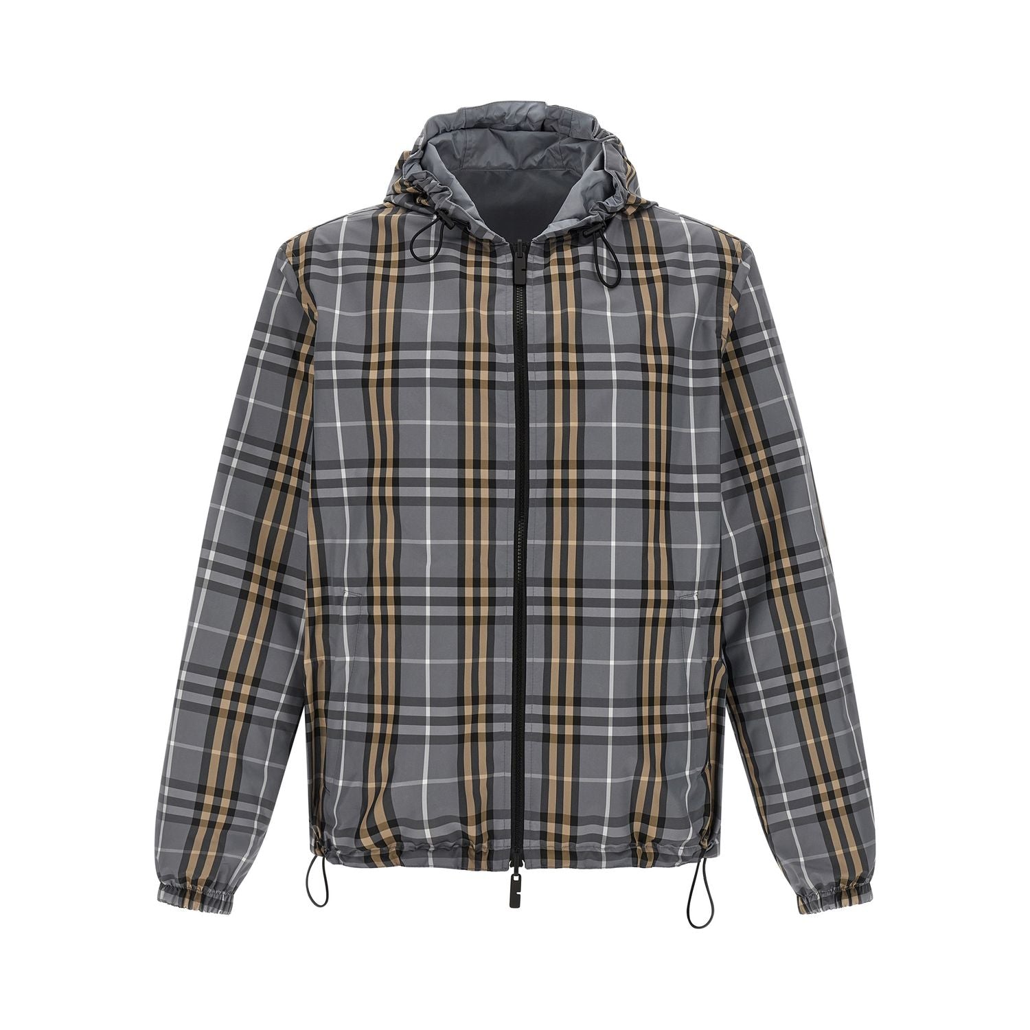 Burberry Multicolor Polyester Shell Jacket