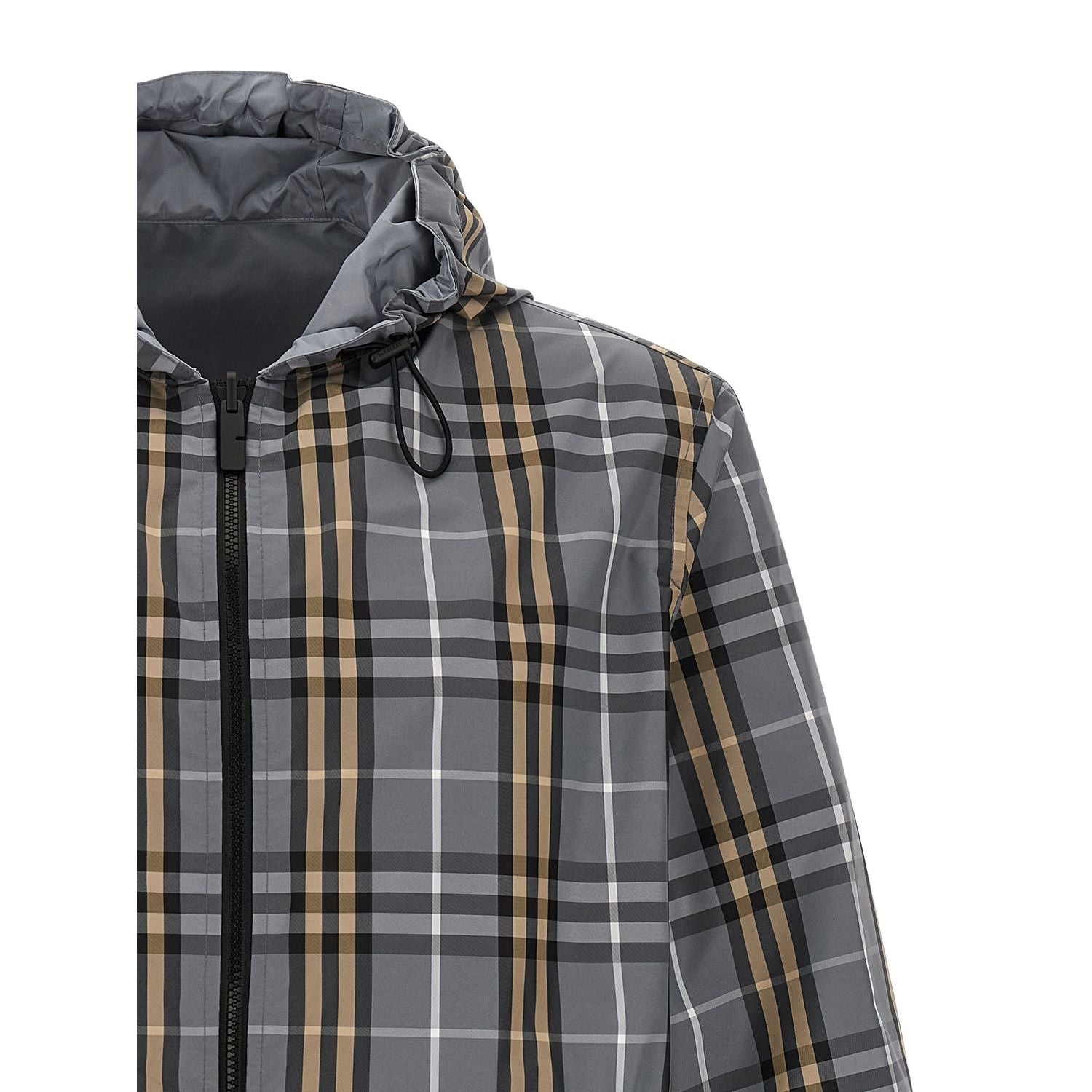 Burberry Multicolor Polyester Shell Jacket