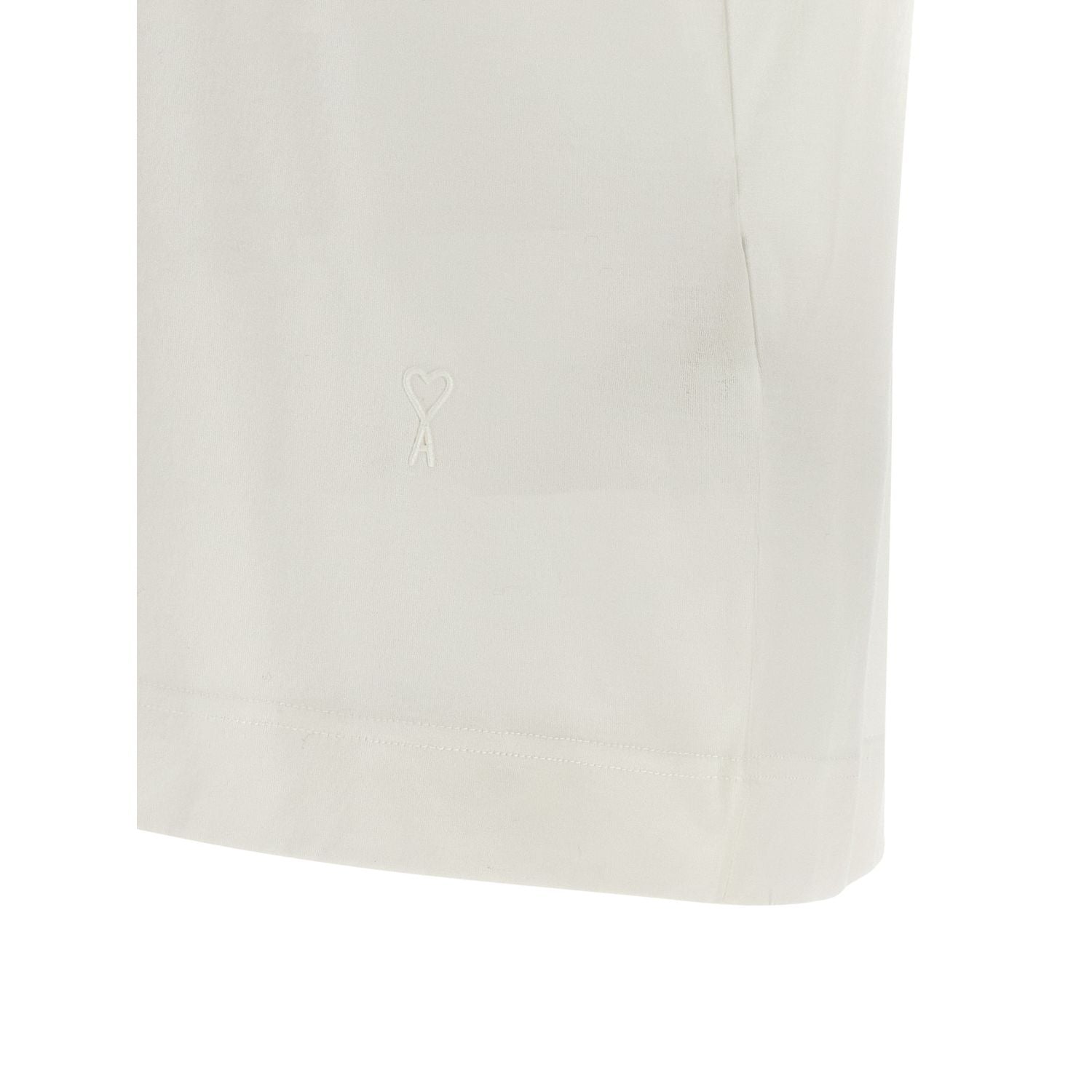 Ami Paris White Cotton T-Shirt