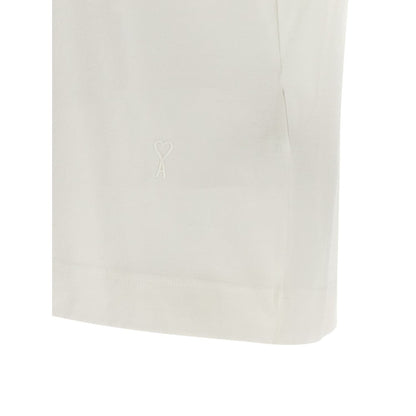 Ami Paris White Cotton T-Shirt