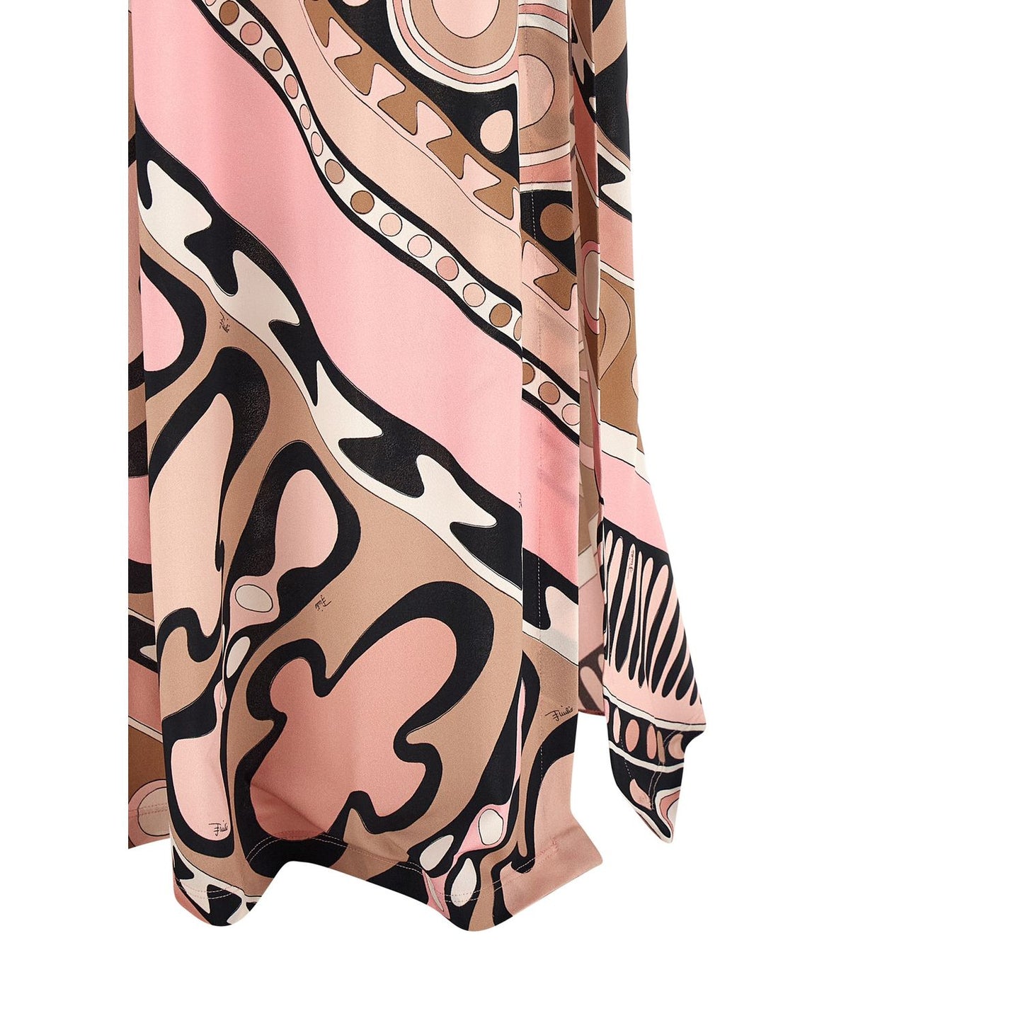 Emilio Pucci Multicolor Viscose Long Dress