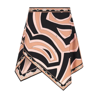 Emilio Pucci Multicolor Silk Long Skirt