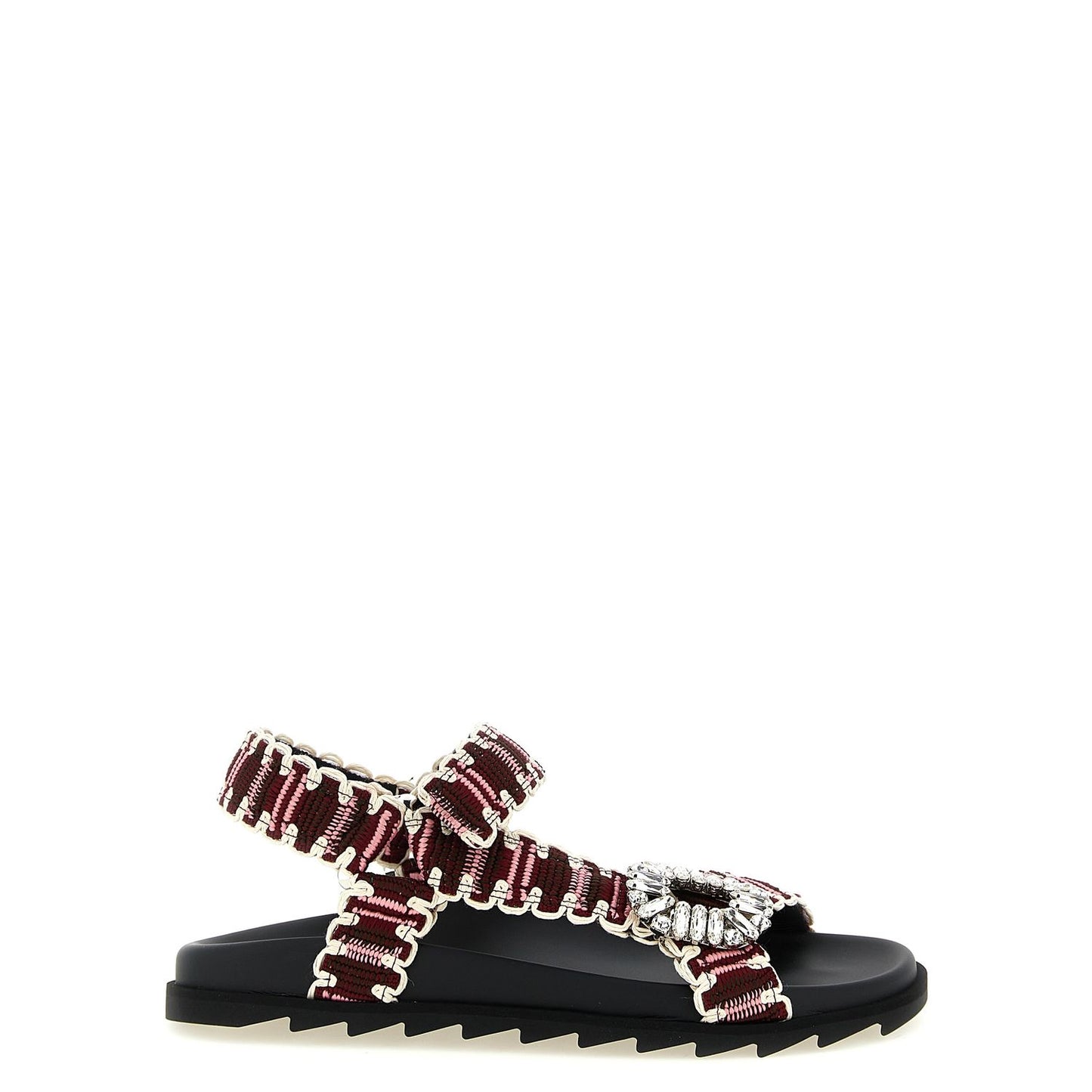 Roger Vivier Multicolor Polyester Flat Sandals