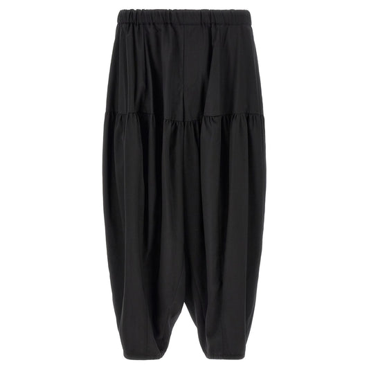 Comme Des Garçons Black Polyester Casual Pants