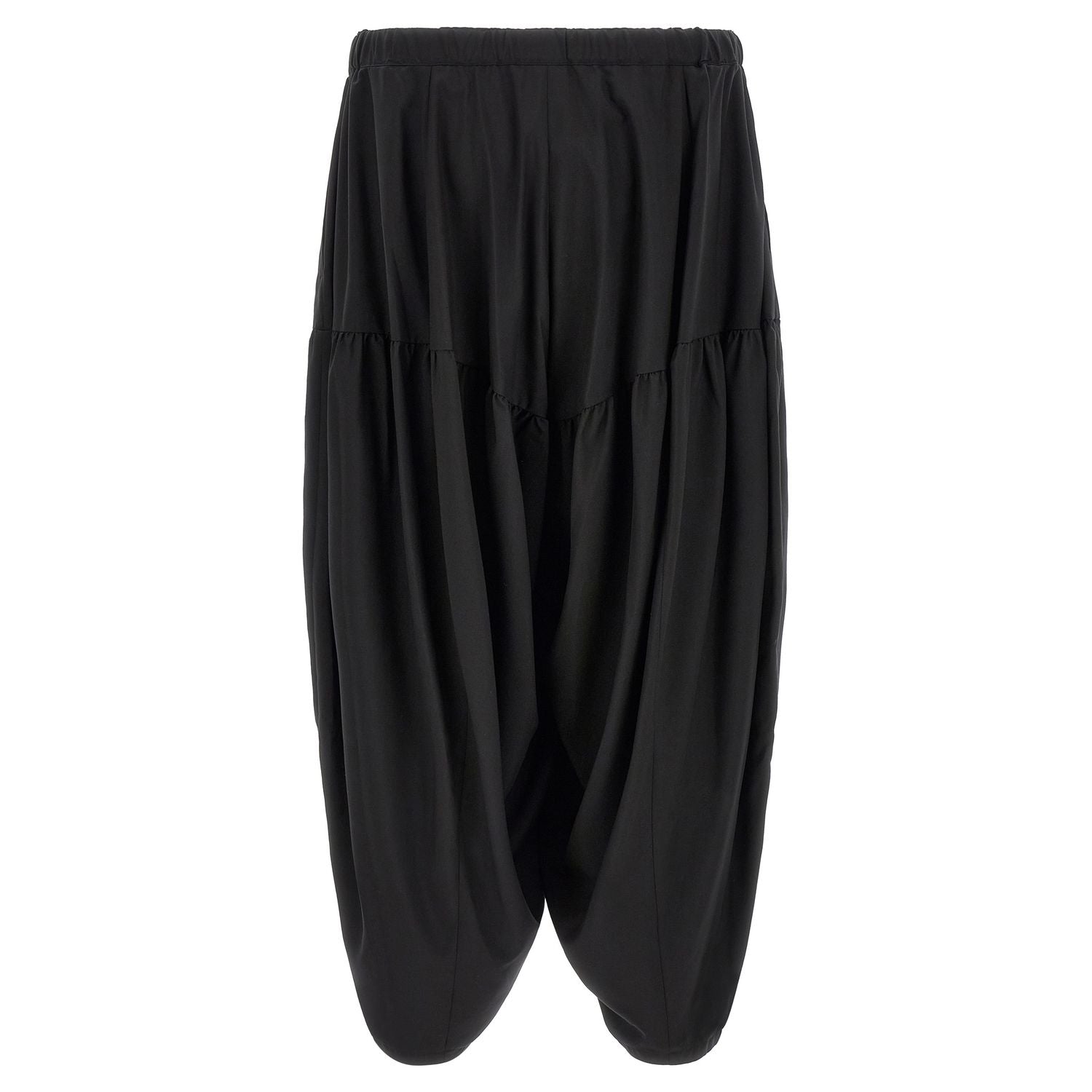 Comme Des Garçons Black Polyester Casual Pants