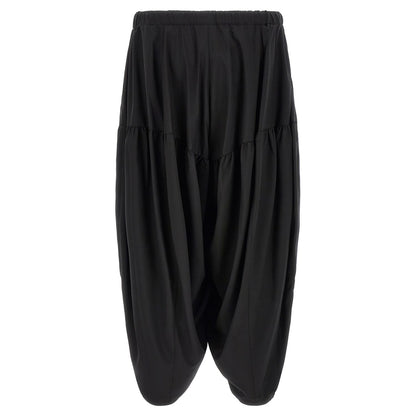 Comme Des Garçons Black Polyester Casual Pants