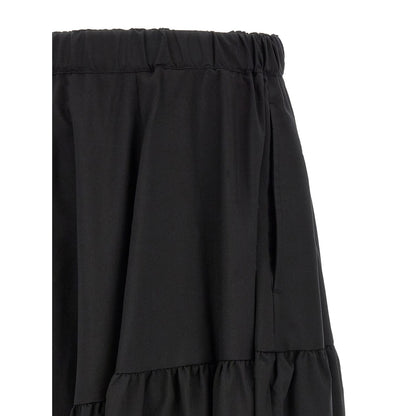 Comme Des Garçons Black Polyester Casual Pants