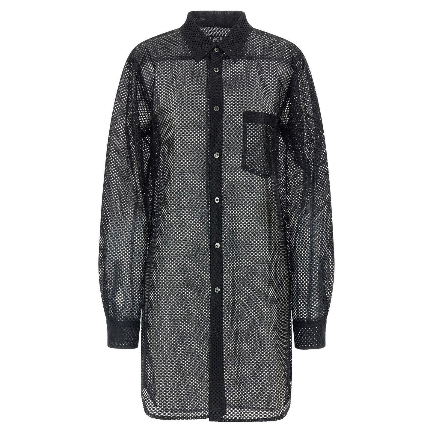 Comme Des Garçons Black Polyester Blouse