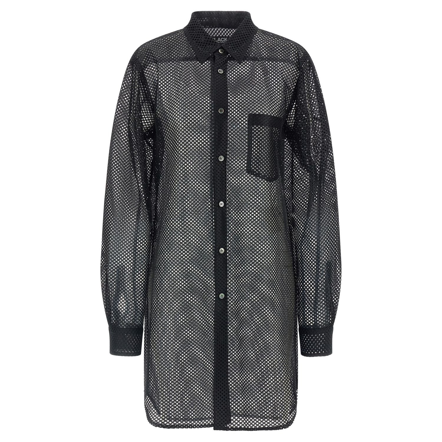 Comme Des Garçons Black Polyester Blouse