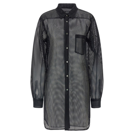 Comme Des Garçons Black Polyester Blouse