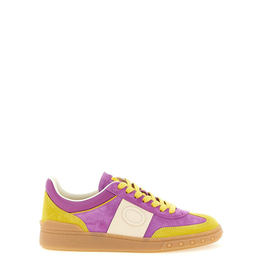 Valentino Garavani Multicolor Calfskin Athletic Sneakers