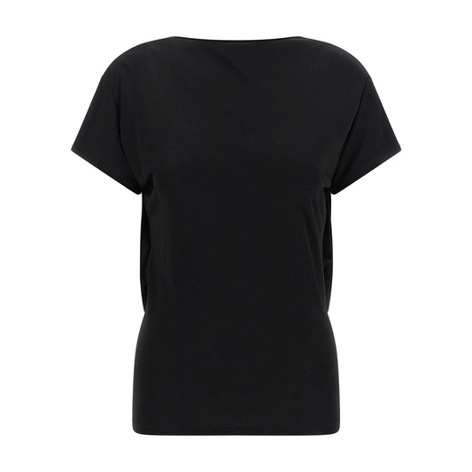 Jacquemus Black Viscose T-Shirt