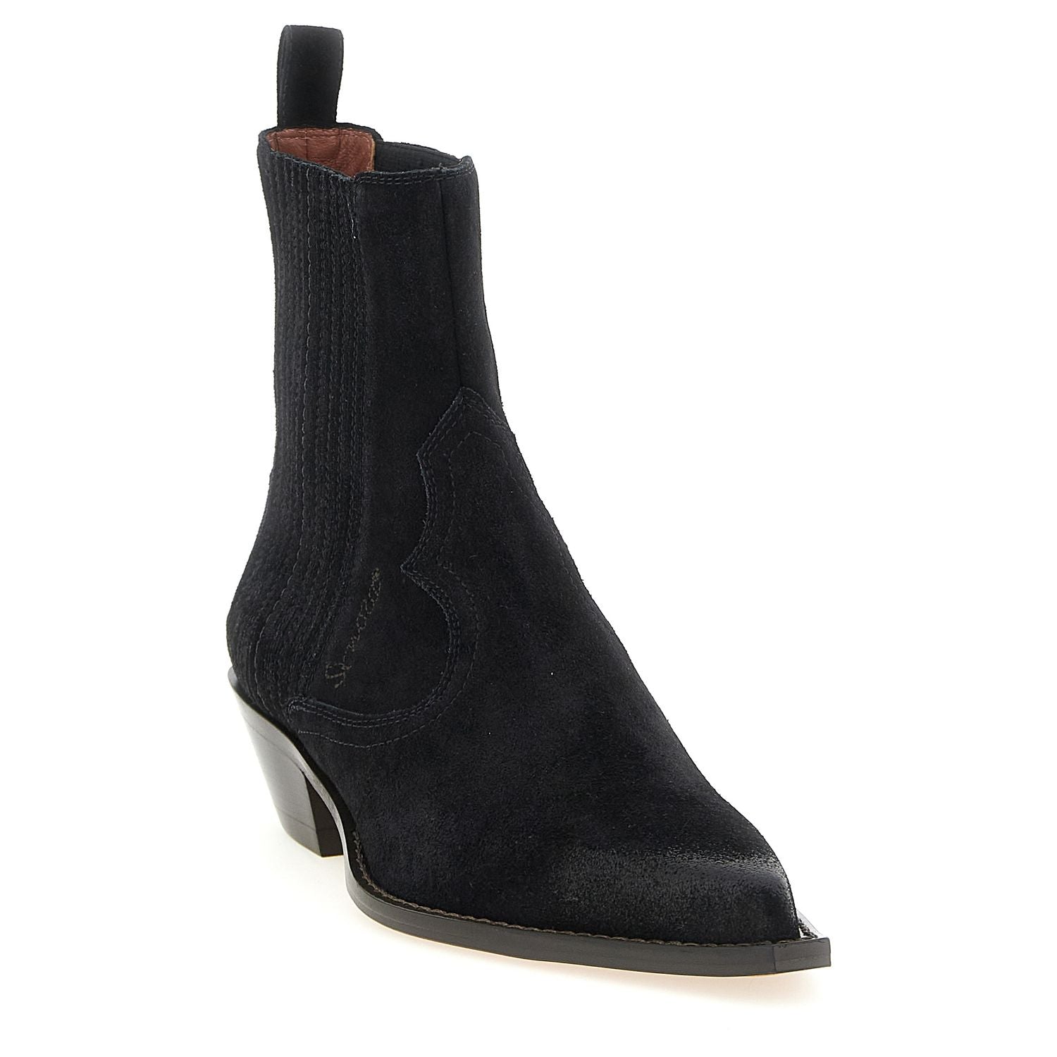 Sonora Black Calfskin Chelsea Boots