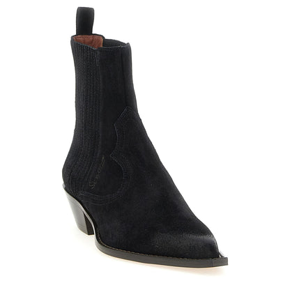 Sonora Black Calfskin Chelsea Boots