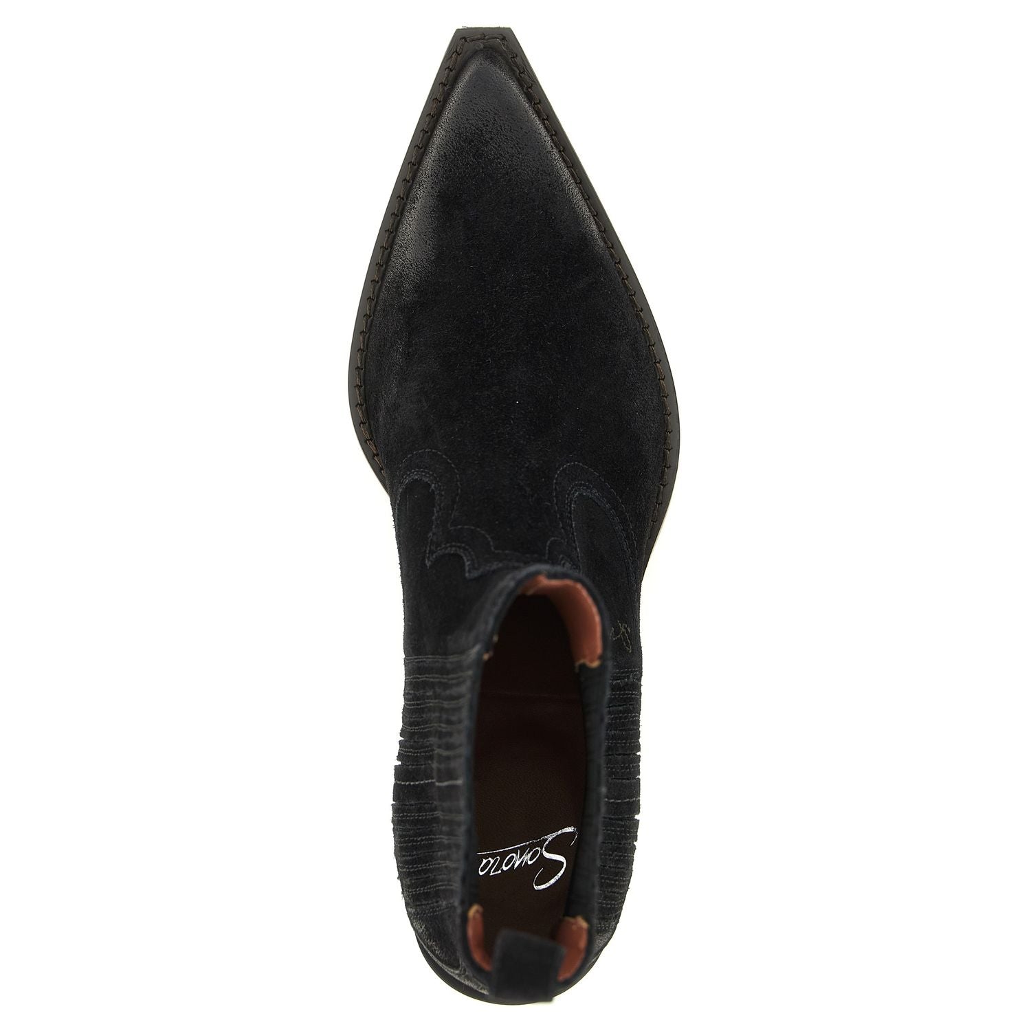 Sonora Black Calfskin Chelsea Boots