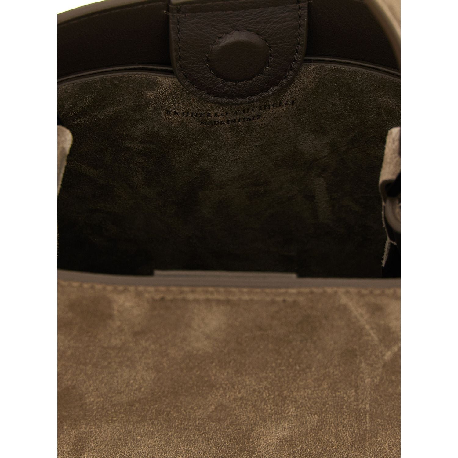 Brunello Cucinelli Brown Calfskin Handbag