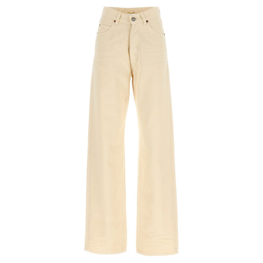 Saint Laurent Beige Cotton Jeans Denim