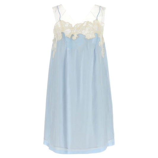 Maison Margiela Blue Copper Short Dress