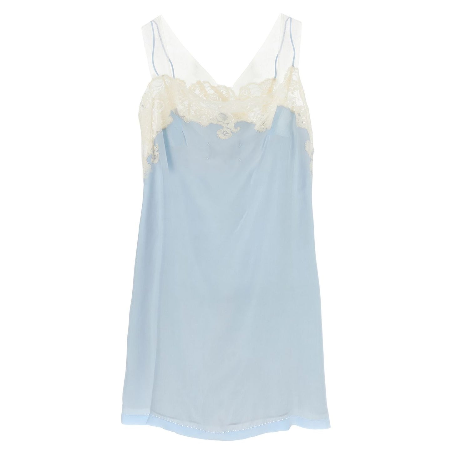 Maison Margiela Blue Copper Short Dress