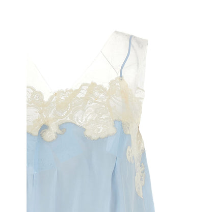 Maison Margiela Blue Copper Short Dress