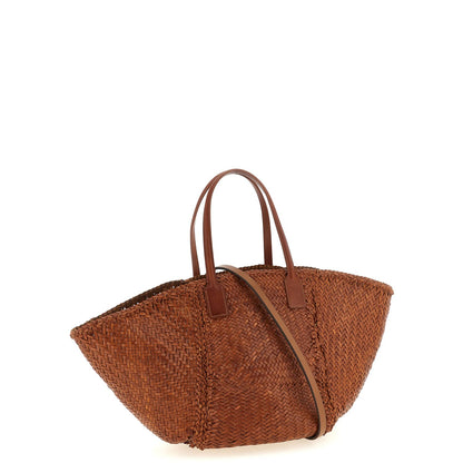 Dragon Diffusion Brown Calfskin Tote Bag