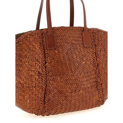 Dragon Diffusion Brown Calfskin Tote Bag
