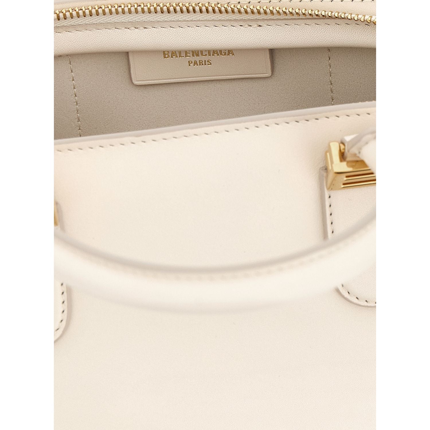 Balenciaga White Calfskin Handbag