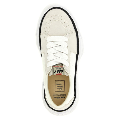 Maison Mihara Yasuhiro White Cowhide Platform Sneakers