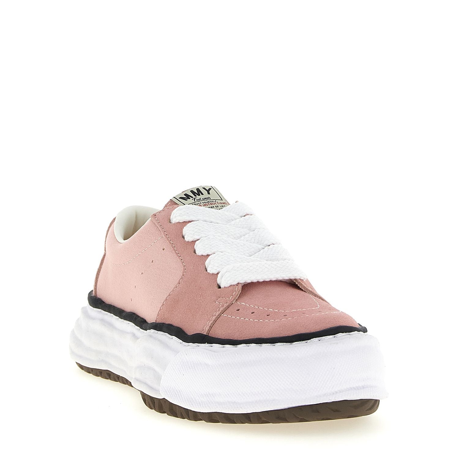 Maison Mihara Yasuhiro Multicolor Cowhide Platform Sneakers
