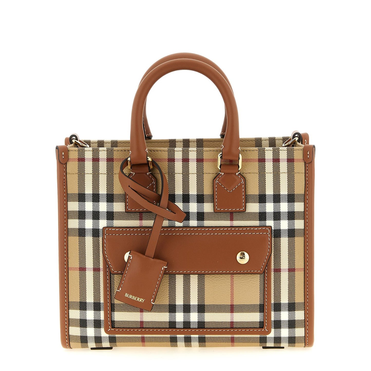 Burberry Beige Polyethylene Tote Bag