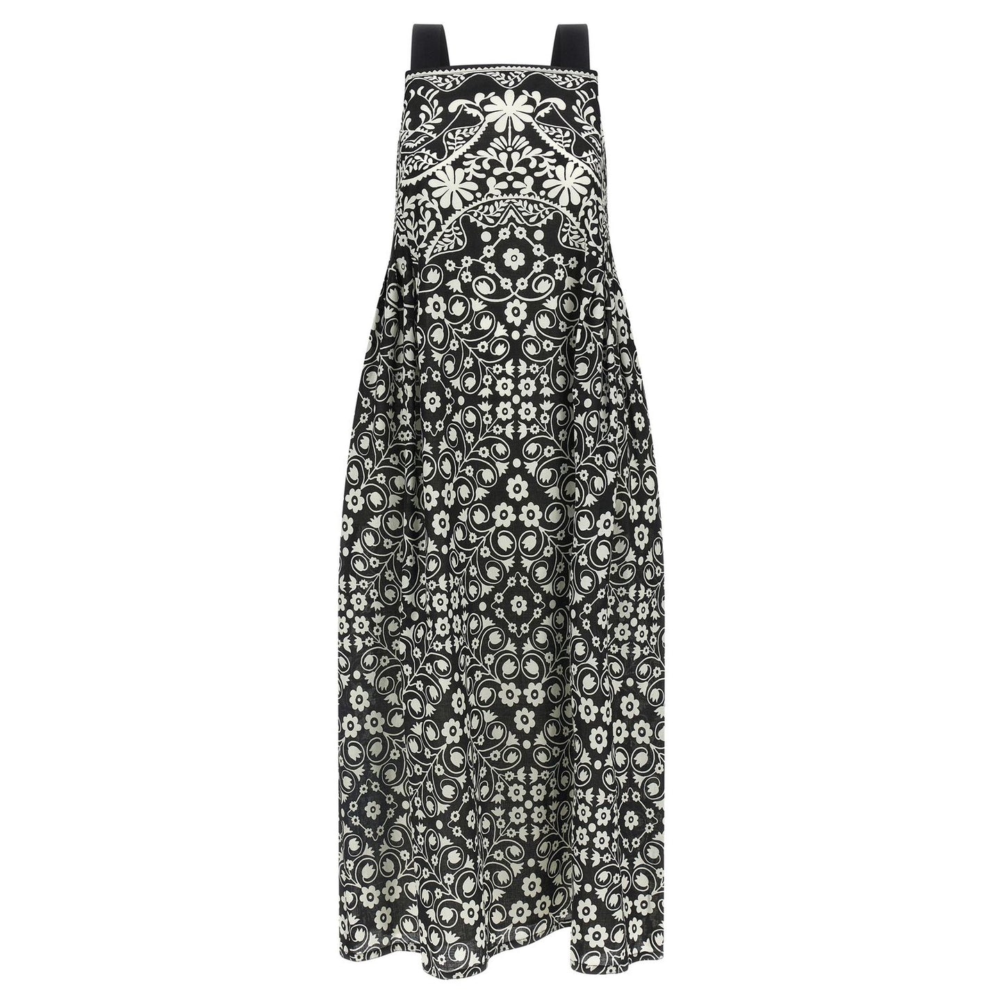 Max Mara Bicolor Cotton Long Dress