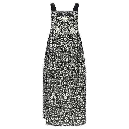 Max Mara Bicolor Cotton Long Dress
