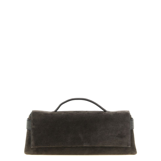 Brunello Cucinelli Brown Calfskin Clutch Bag