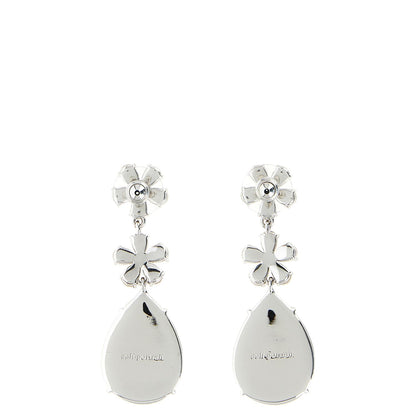 Self-Portrait Silver Brass Earrings