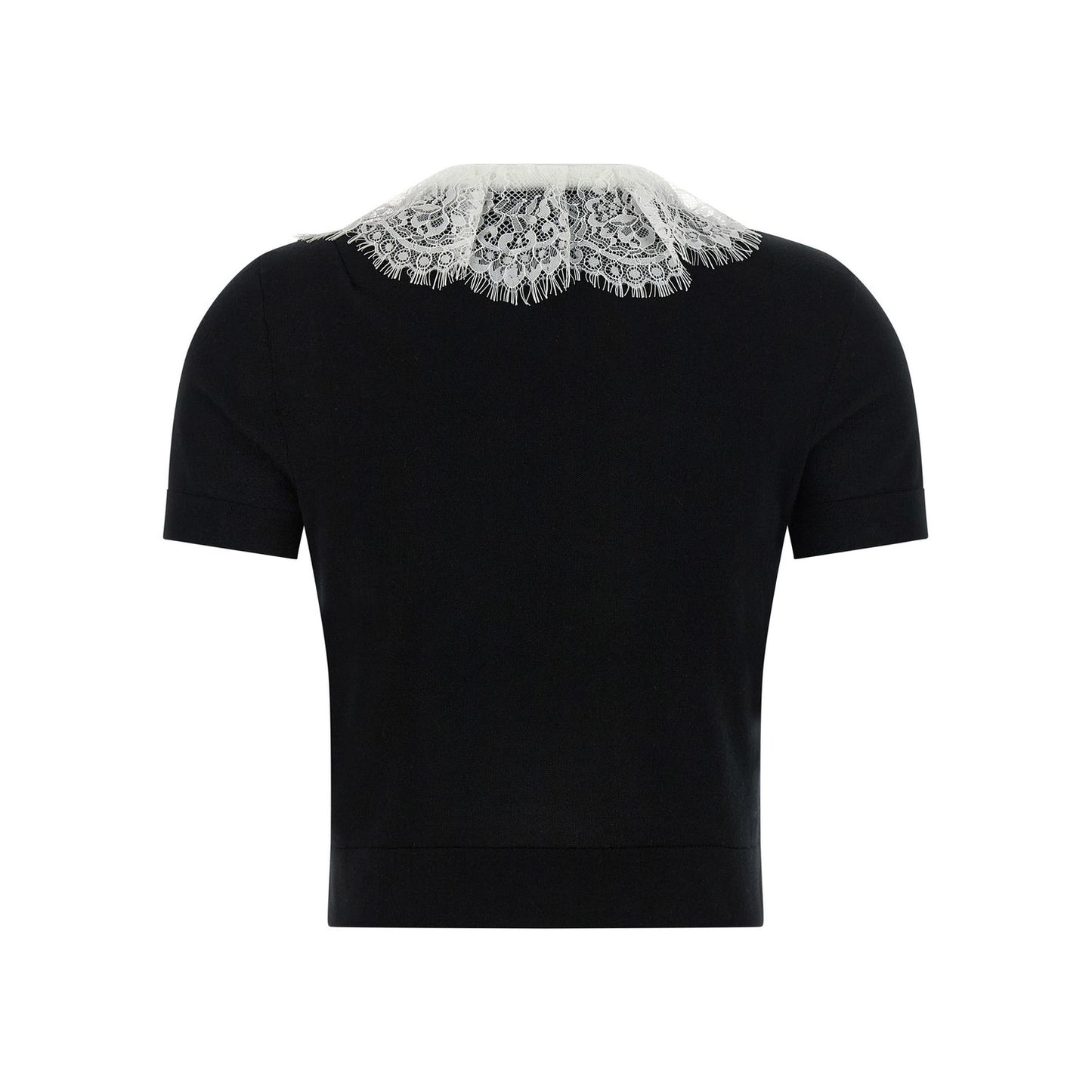 Self-Portrait Bicolor Wool Blouse