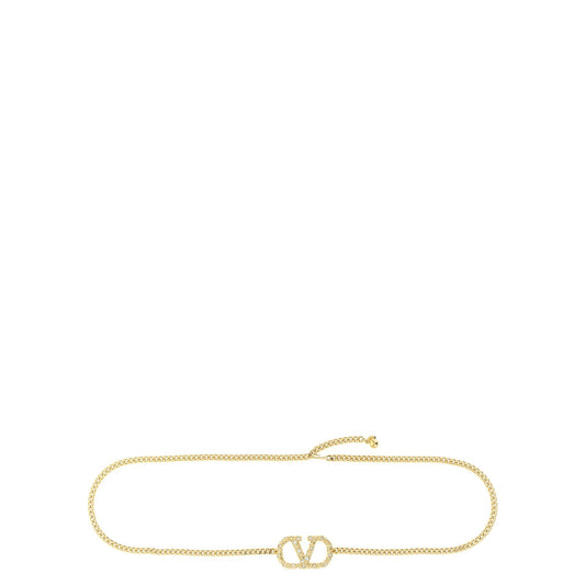 Valentino Garavani Gold Brass Belt