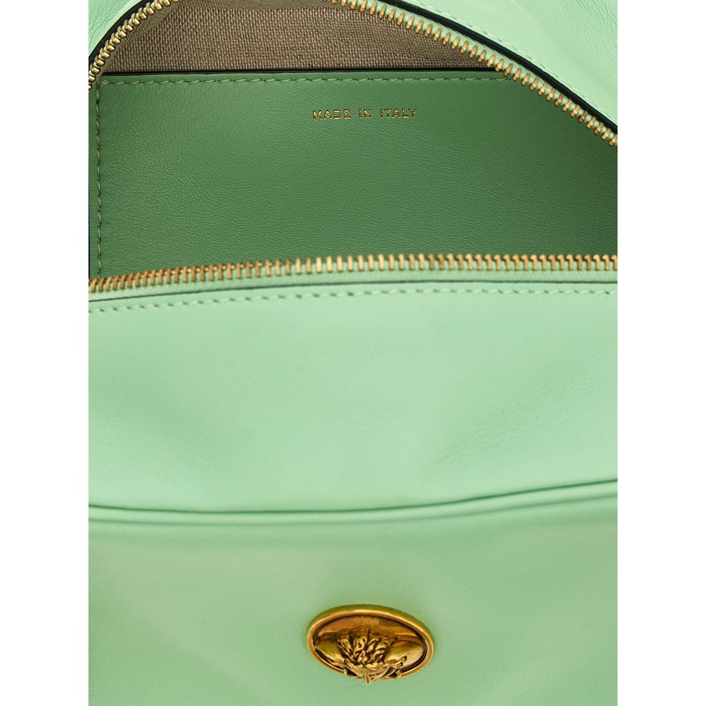 Versace Bicolor Lamb Leather Shoulder Bag