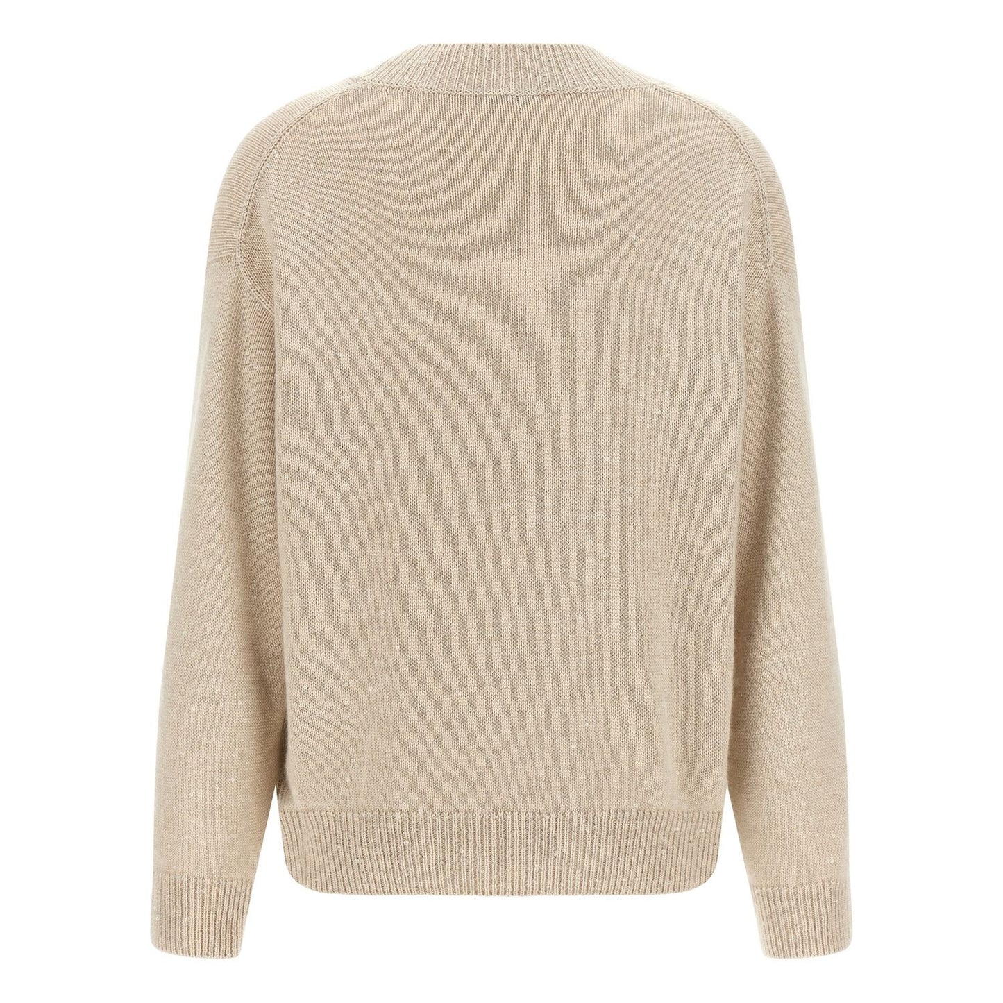 Brunello Cucinelli Beige Cashmere Cardigan