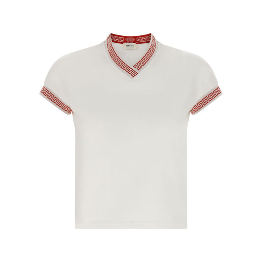 Versace Multicolor Cotton T-Shirt