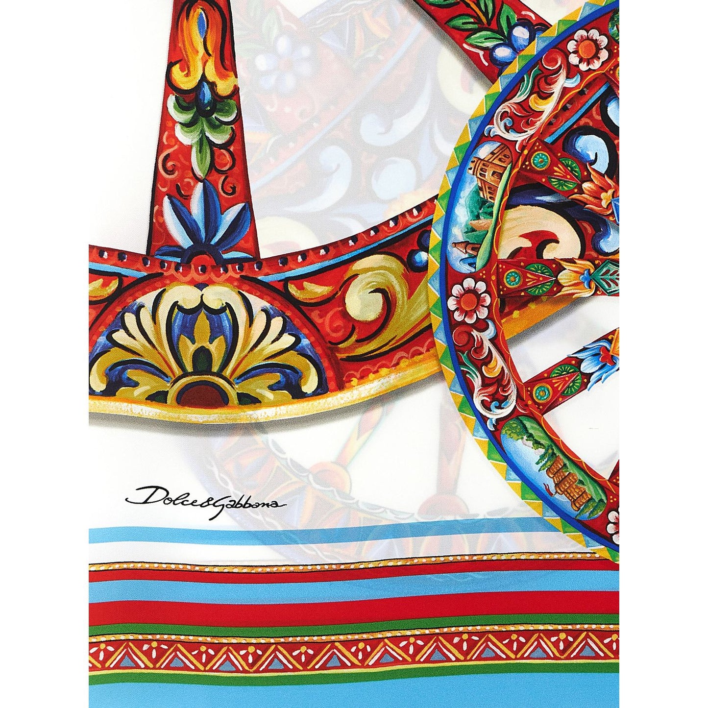 Dolce & Gabbana Multicolor Silk Foulard