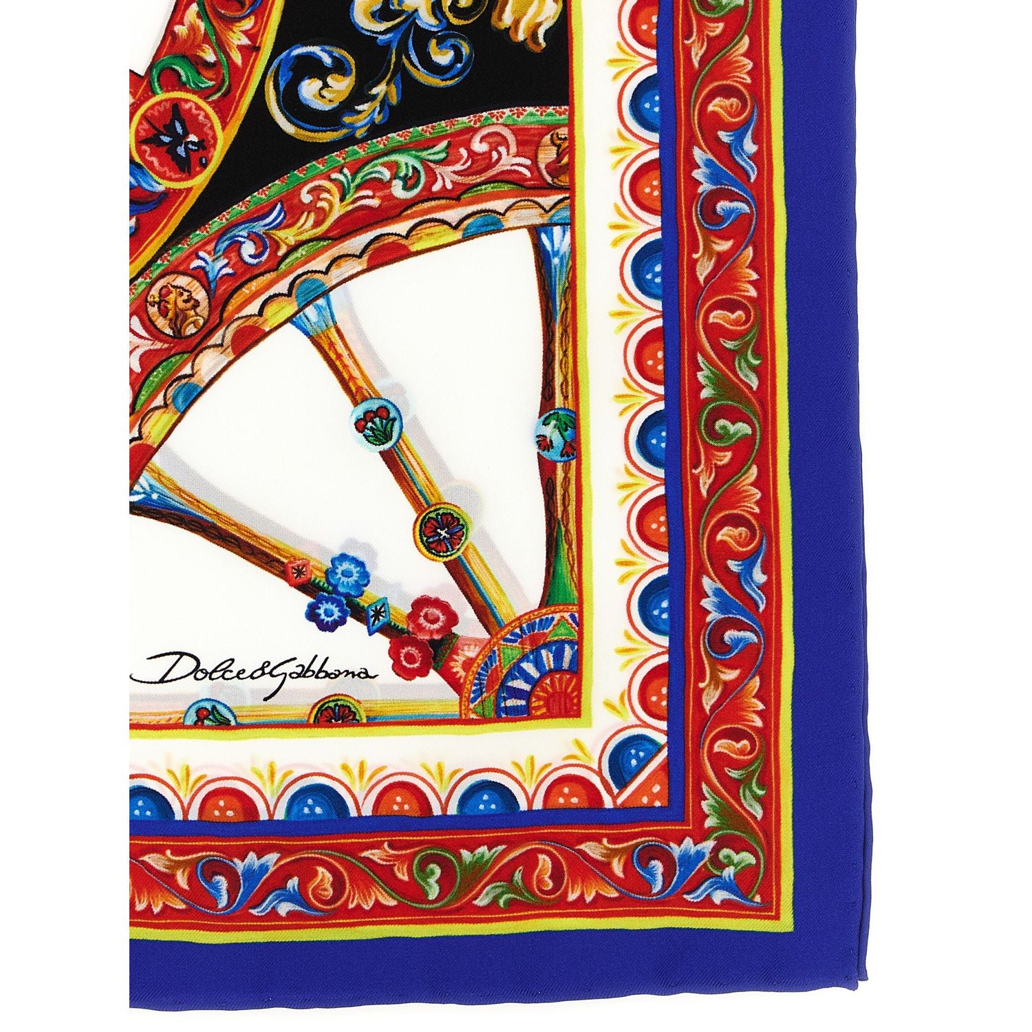 Dolce & Gabbana Multicolor Silk Scarf
