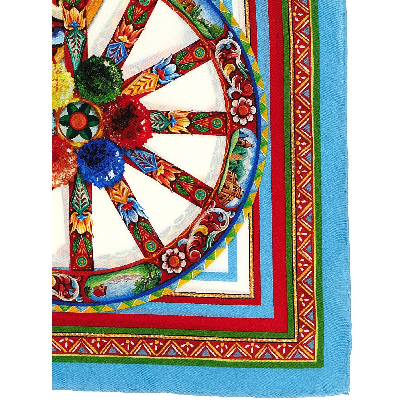 Dolce & Gabbana Multicolor Silk Scarf