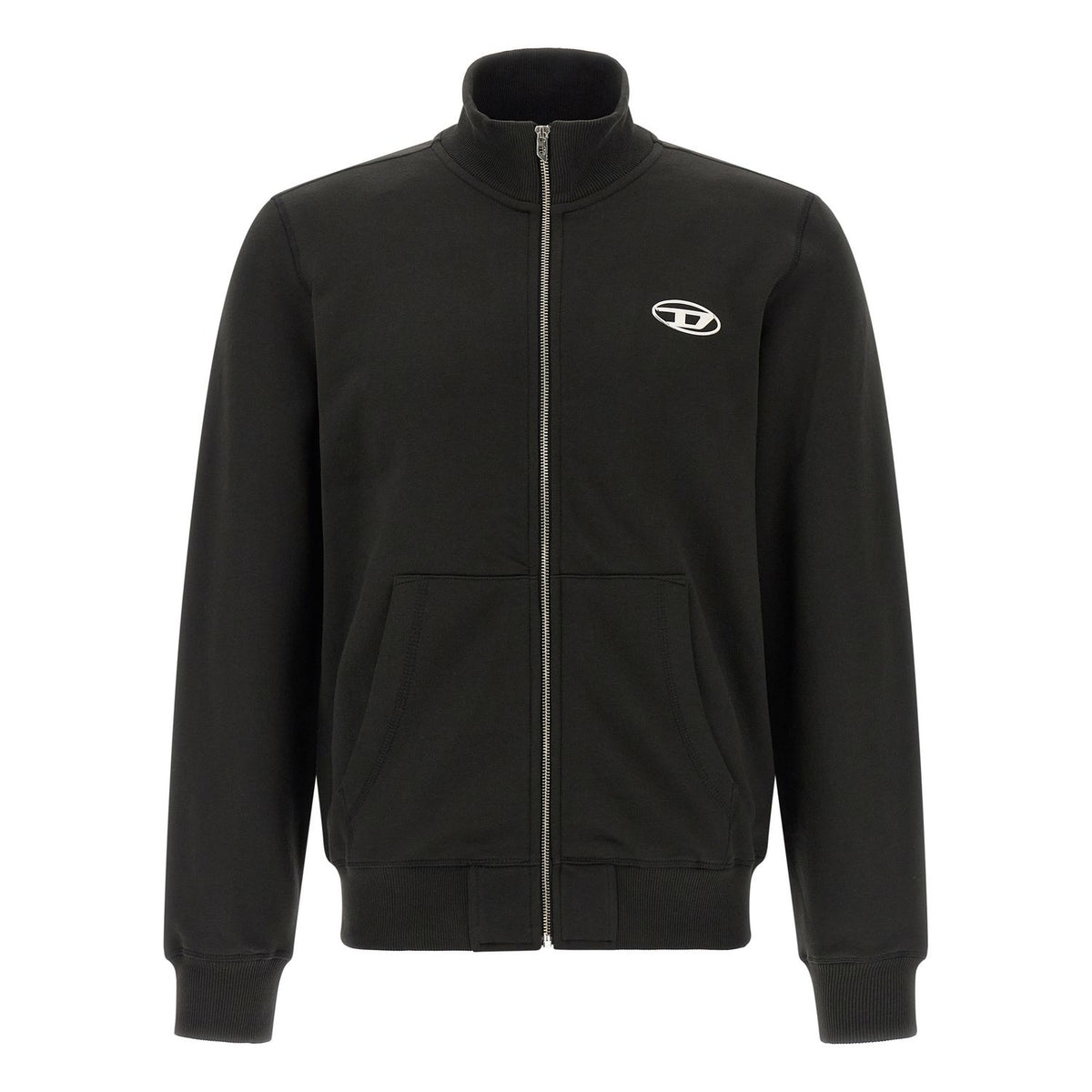 Diesel Black Cotton Sweatshirt